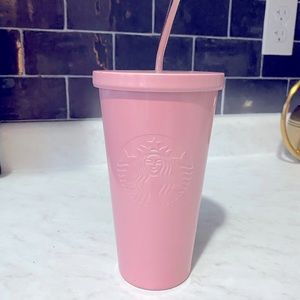 Starbucks pastel pink